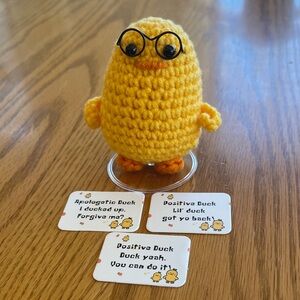 NEW Positive Duck Crocheted 🌺